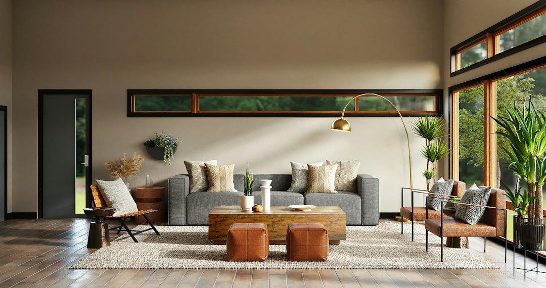 Indoor Air Quality – white and brown living room set